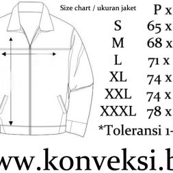 Size Chart Jaket