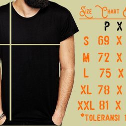 Size Chart Kaos Pria – Standar Ukuran Kaos Indonesia