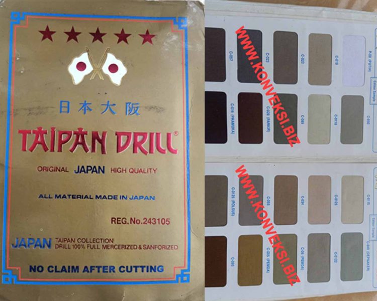 Katalog Warna Taipan Drill