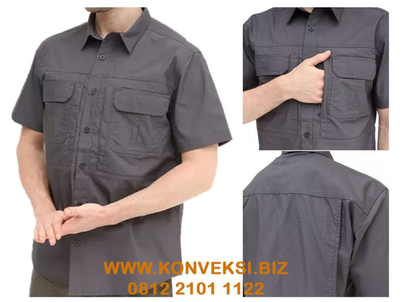 Kemeja Lapangan Lengan Pendek