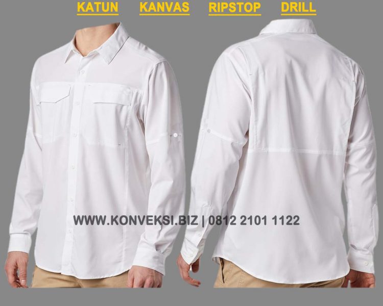 Kemeja Outdoor Putih