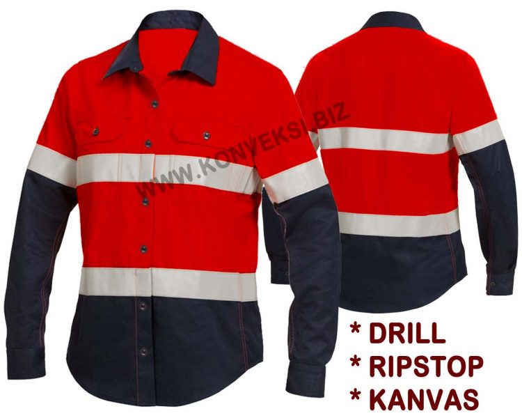 Baju Safety Merah