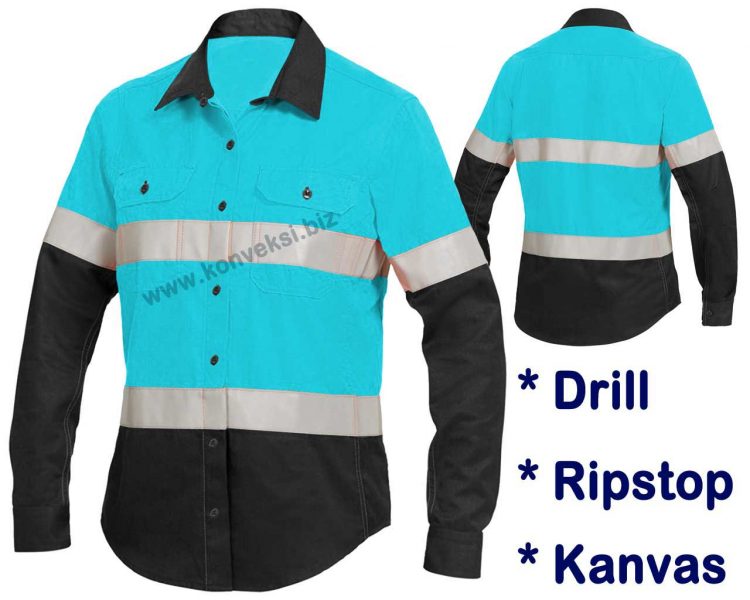 Baju Safety Biru Turkish