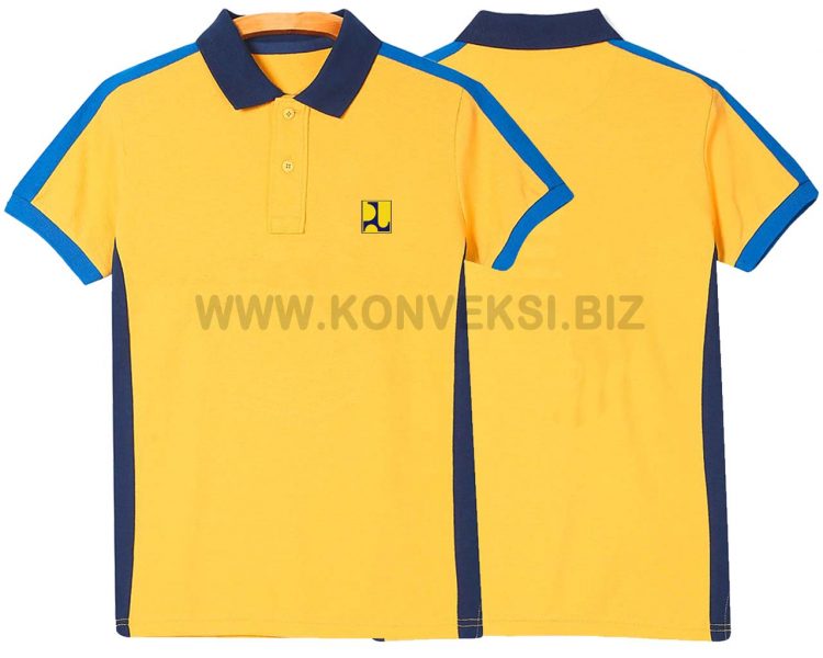 Kaos Kerah Kuning Biru PUPR