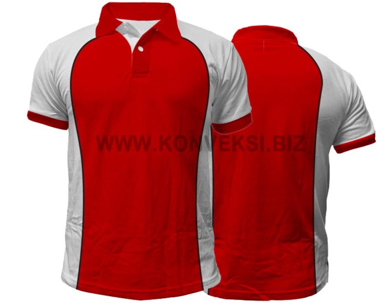 Kaos Kerah Merah Putih