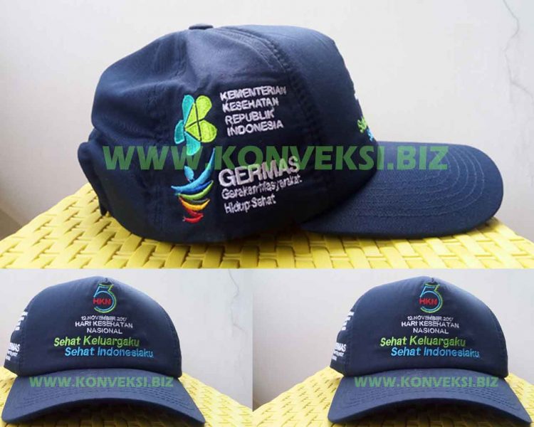Topi Germas Bahan Drill