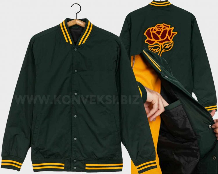 Jaket Varsity Bahan Parasut
