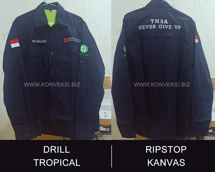 Baju PDL Biru Dongker