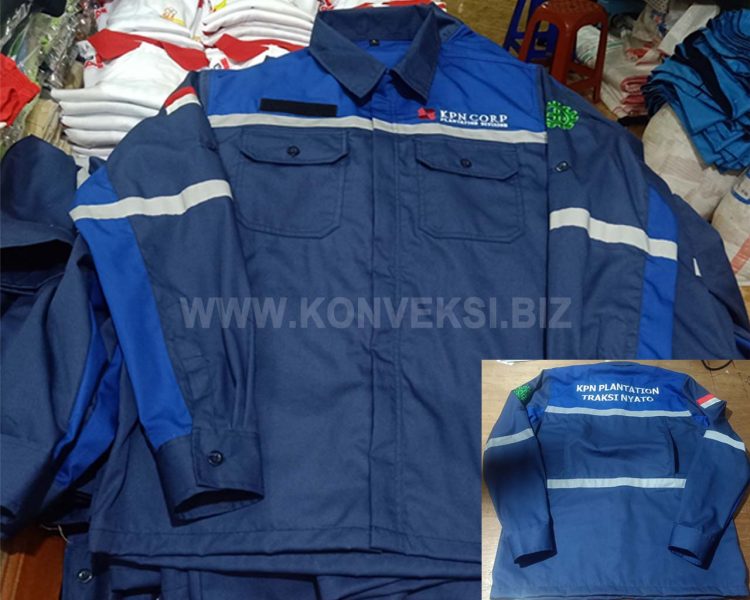 Baju Safety Navy