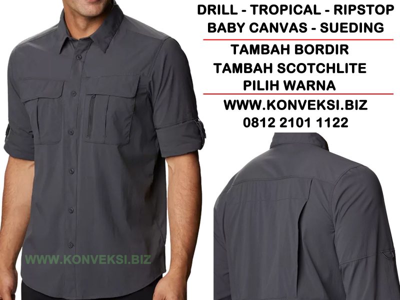 Baju Lapangan Abu Abu