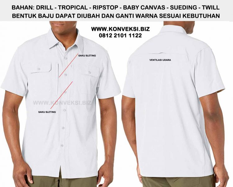 Baju PDH Putih Keren