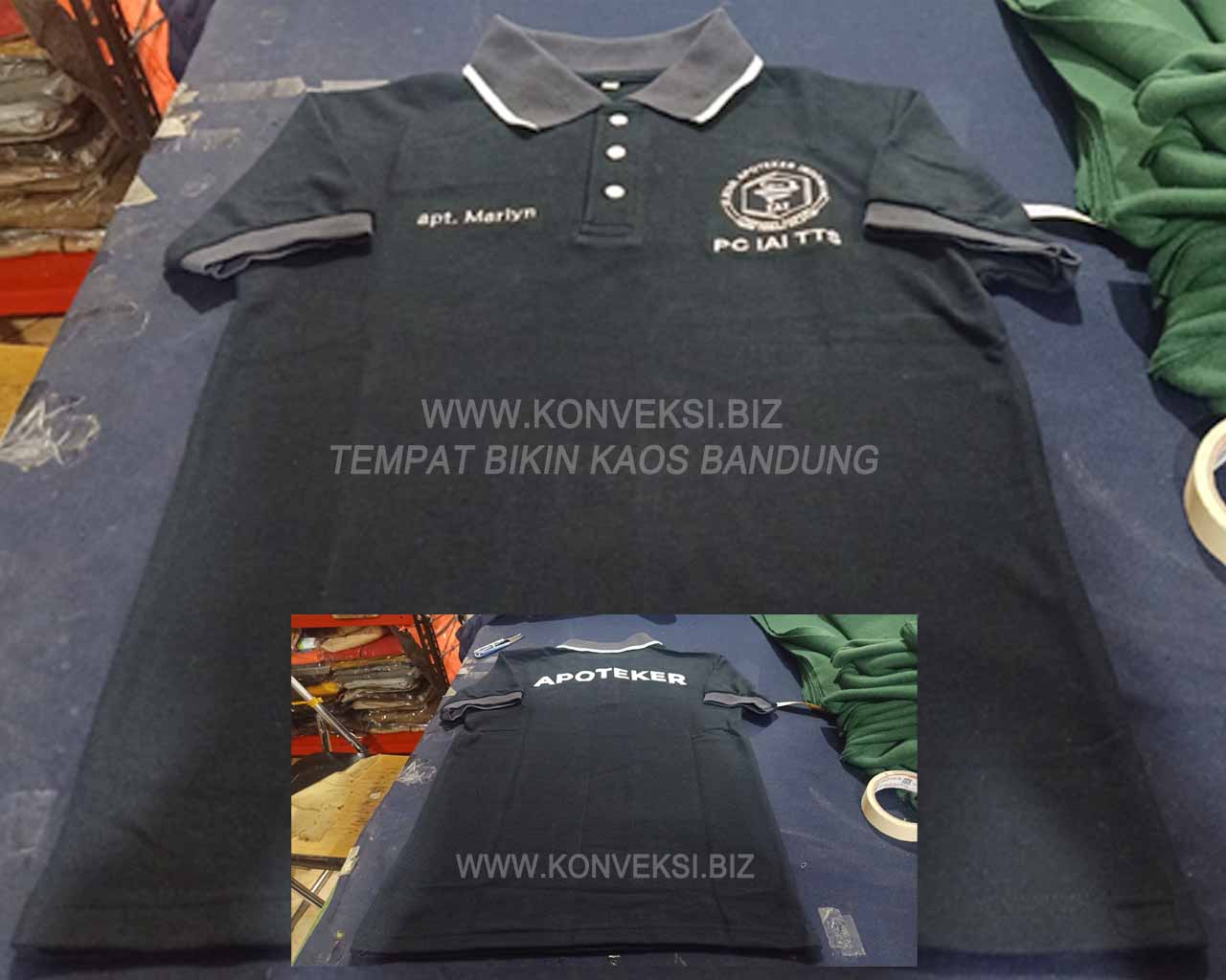 Kaos Apoteker Indonesia Model Polo Shirt